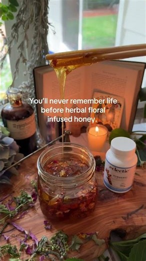 TURMERIC ROSE CARDAMOM INFUSED HONEY!