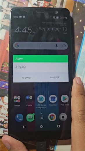 HTC U11+ alarm has kernel panic! #shorts