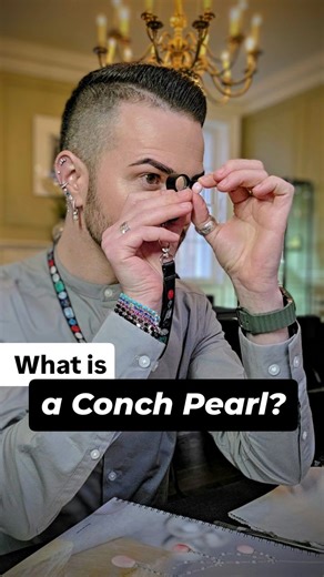 Dimitri Zlatev on Instagram: "Conch pearls are among the rarest natural pearls in the world. They form inside the Queen conch mollusc, not a pearl oyster, and are completely non-nacreous. Instead of layered nacre, their surface shows a distinctive flame structure created by a natural micro-crystalline arrangement. Most are found in soft pink to peach tones, but only a very small proportion of conch pearls ever reach gem quality. They cannot be cultured or farmed — what exists is entirely natural