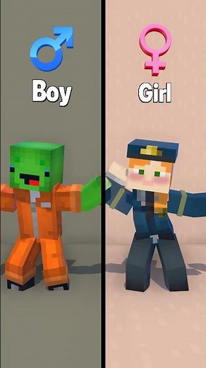 MAIZEN Team as GIRLS! 😱💖| MAIZEN Animation In Minecraft