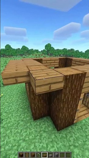 simple Mini House 🏡 #minecrafttutorial