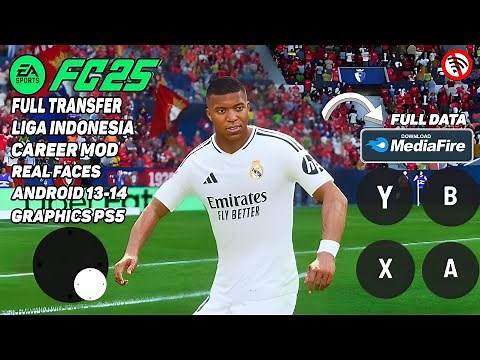 FIFA 16 MOD EA Sports FC 25 Android Offline PS5 Realistic Graphics | Career Mod | My Full Data.