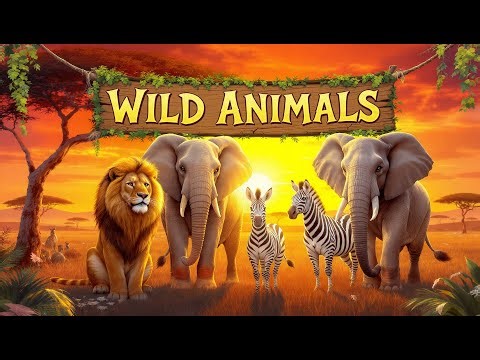Animal Alphabet Flashcards 🦁 | Wild Animals A-Z | Real Pictures & Phonics