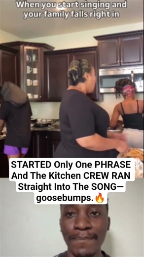 STARTED One PHRASE And The Kitchen CREW RAN Into The Song #music #musicians #explore #challenges