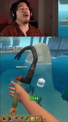 Markiplier plays Raft, WADE appears, Pain ensues! #shorts
