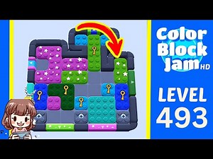 Color Block Jam Level 493 Solution Walkthrough