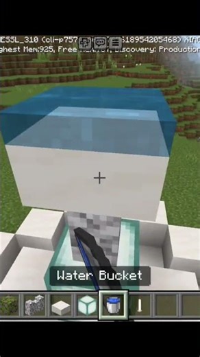Minecraft Water Fountain Designs #build #shorts