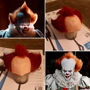 DIY Pennywise IT Wig for a Homeade Halloween Costume