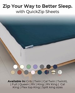🛏️ Hassle-Free Bed Changes! QuickZip sheets are perfect for van lifers seeking convenience. Their easy-to-change design saves time and space, allowing you to focus on your adventures without compromising on comfort | QuickZip Sheet