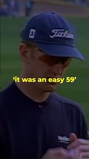 David Duval Shot An 'Easy 59' In 1999