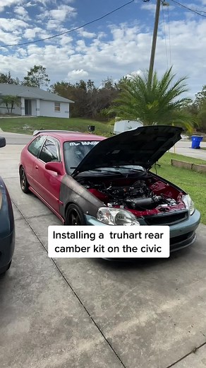 Installing a Truhart Rear Camber Kit on the Civic