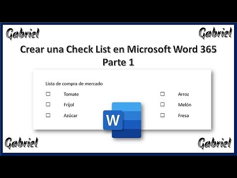 Creating a Checklist with Microsoft Word Part 1