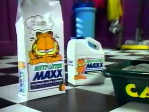 Garfield Kitty Litter Maxx Commercial (1993)