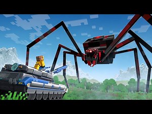 Hunting Minecraft's BIGGEST Mobs with Tanks