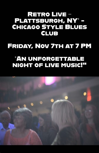 Plattsburgh Blues and Jazz is presenting one of the top live performers in the Blues today, Alligator recording artist, Ronnie Baker Brooks, on Friday, November 7th at Retro Live in Plattsburgh, NY. Ronnie Baker Brooks is one of today’s most electrifying performers, blending soul, funk, and contemporary blues into one unstoppable live show. This is modern Chicago blues at its finest!!!! We will be transforming Retro Live into a Chicago-style Blues Club, featuring a large stage, wrap-around balco