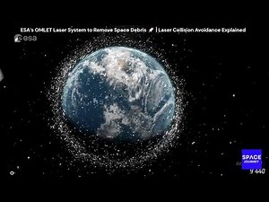 ESA’s OMLET Laser System to Remove Space Debris| Laser Collision Avoidance Explained #spacedebris