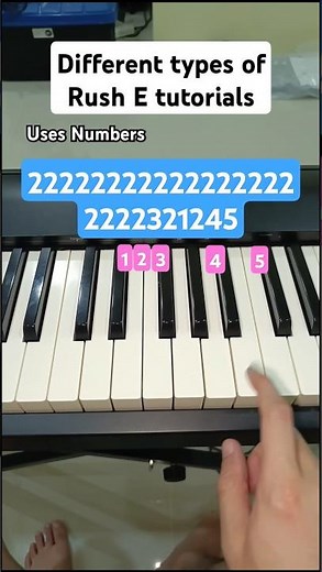 How to play Rush E - Piano Tutorials