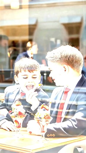 Ice cream later is fine. #royal #princewilliam #katemidddleton #princelouis