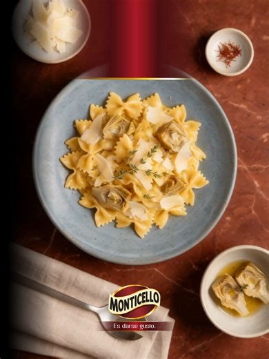 Farfalle Monticello: textura impecable y sabor superior