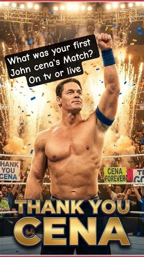 Thank You Cena ( I Will never give up )