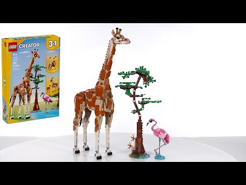 LEGO Creator 3-in-1 Wild Safari Animals 31150: Giraffe review! (Main model)