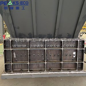 [Hot Item] Heavy-Duty Wood, Glass, and Plastic Waste Crusher Shredder Building Wood/ Glass /Plastic Waste Crusher Shredder with Two Shafts