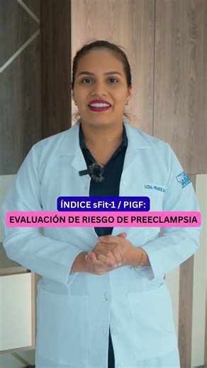 Laboratorio Clinico Dra. Cecilia Valverde on Instagram: "📈 ¿Qué significa el índice sFlt-1 / PlGF? Es una herramienta que nos ayuda a saber si una mujer embarazada está en riesgo de desarrollar preeclampsia 🤰🏻 Francis te lo explica fácil, claro y sin rodeos. 💡 Conocer este índice puede darte paz y permitir actuar a tiempo"