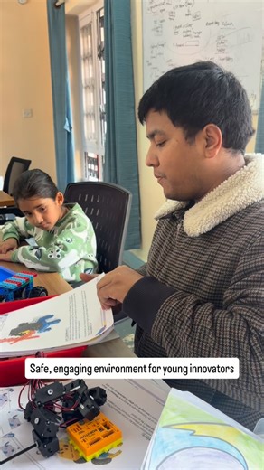 Creatrix Space on Instagram: "Nurturing little mind’s everyday ❤️RoboThink Nepal, we empower children to think creatively, solve problems, and build the future through hands-on learning. Our fun, interactive programs introduce kids to robotics, coding, and artificial intelligence in a way that’s exciting and age-appropriate."