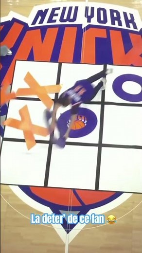 Quand tu fais un morpion au Madison Square Garden 🥹😂 #NBA #msg #Newyork #basketball