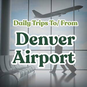 Flying out of Denver International Airport? Skip the hassle and save on expensive airport parking by booking a shuttle with Groome. We now serve Colorado Springs, Monument, and Castle Rock, offering curbside pickup/drop-off at the airport for your convenience. With 18 daily trips, our schedule fits your schedule, making your travel experience more convenient and affordable. Visit our website to view our full schedule and to book today! | Groome Transportation
