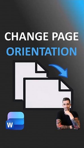 Word Shorts - Change Page Orientation | Page Size | Bonus PowerPoint Tip Changing Orientation