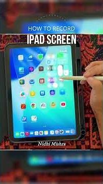 Record iPad Screen✨