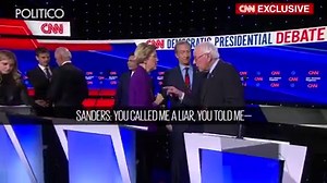 55K views · 736 reactions | We now know what was said during that tense exchange between Warren and Sanders after the debate last night. Warren: “I think you called me a liar on national TV.” Sanders: “You know, let's not do it right now.” https://politi.co/2RjZUEe | POLITICO | Facebook