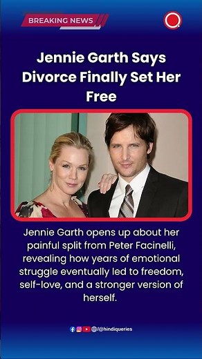 Jennie Garth Says Divorce Finally Set Her Free #JennieGarth #PeterFacinelli