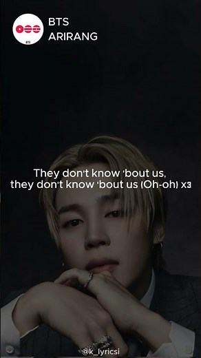 BTS They don't know about us lyrics pt3 #viral