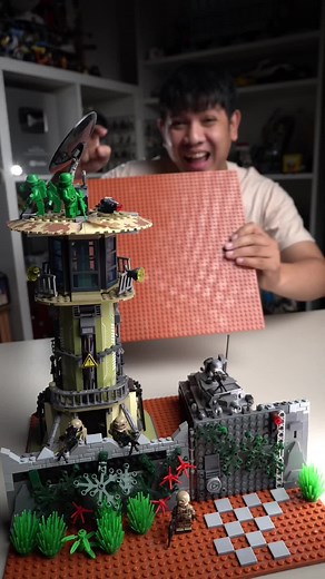 Bikin Lego Pangkalan Militer: Tambah Detail dan Tanaman