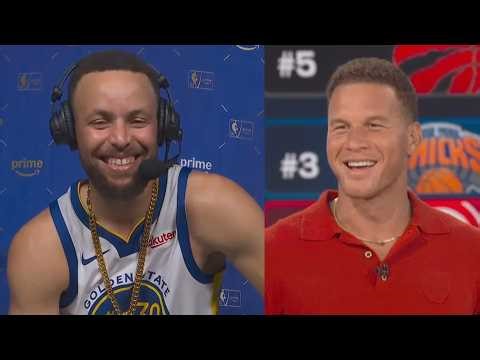 Steph Curry reacts to huge win vs Clippers and Blake Griffin says he still has PTSD 😂