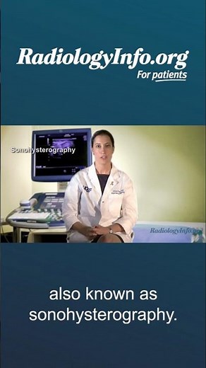Your Radiologist Explains: Sonohysterography (Preview)