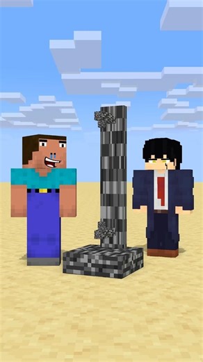 HELP Herobrine To Power Up And Split The Bedrock😱 #freindship #shorts #trending #anime #viral