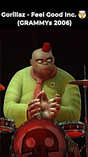 Gorillaz – Feel Good Inc Live at the Grammy Awards 2006