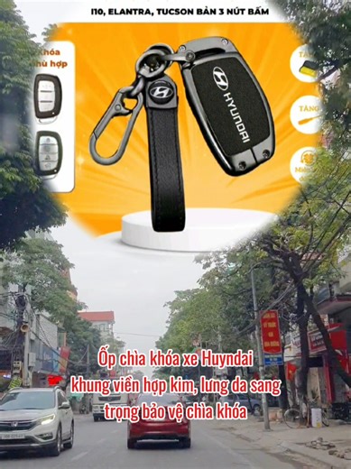 Ốp chìa khóa xe Huyndai khung viền hợp kim, lưng da sang trọng bảo vệ chìa khóa#opchiakhoa #opkhoaoto #opchiakhoaoto #phukienoto #phukienxehoi