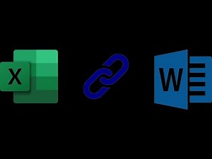 Embed Excel tables in Ms Word