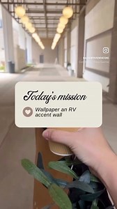 6.5K views · 99 reactions | Would you try wallpapering in your RV? If you have already, share a pic in the comments! | Alchemy RV Renovations | Facebook