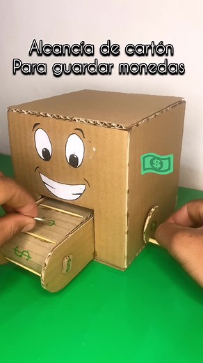 Cómo hacer una alcancía creativa de cartón paso a paso