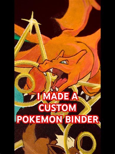 I made a custom binder for my friend #pokemon