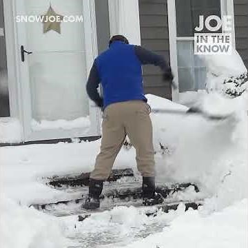 Joe in the Know - Snow Joe SJ-SHLV01 18-Inch Shovelution Strain-Reducing Snow Shovel