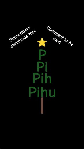 Subscribers christmas tree XD