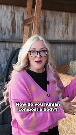 Lauren the Mortician on Instagram: "Human Composting 101 w/ @returnhomenor ✨ out now on the YouTube. #educational #mortician #humancomposting #green #burial #normalizedeath #funeraldirector"