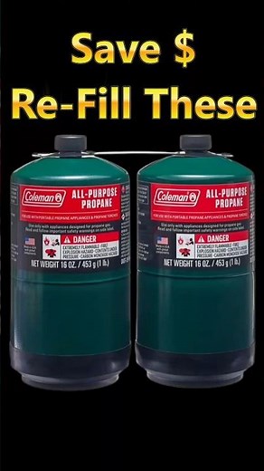 How to Refill 1 lbs Propane Bottles Safely and Save BIG