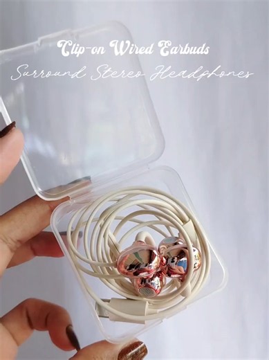 Clip-On Wired Earbuds for iPhone — Affordable Headset with Mic